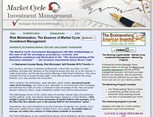 Tablet Screenshot of marketcycleinvestmentmanagement.com